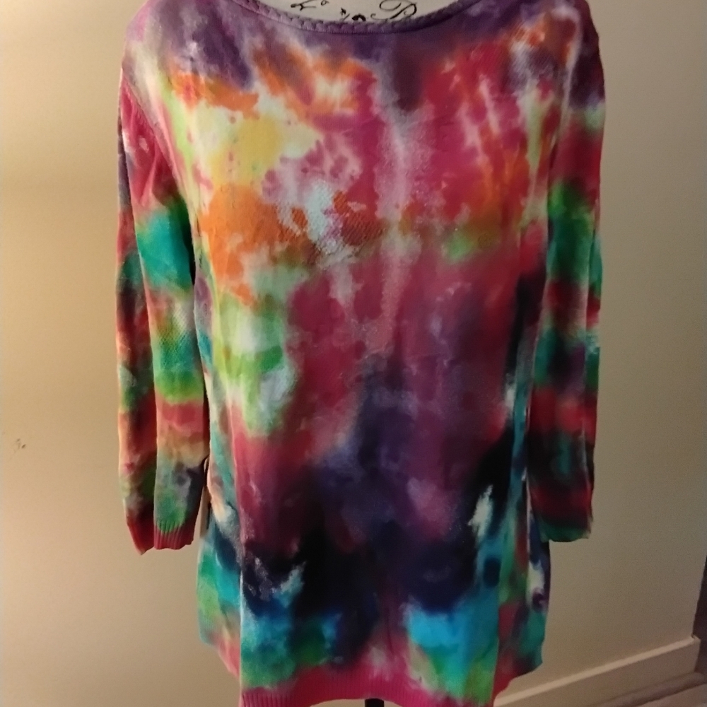 Talbot's Tie Dye Sweater - Women's Size M - Beautiful Condition